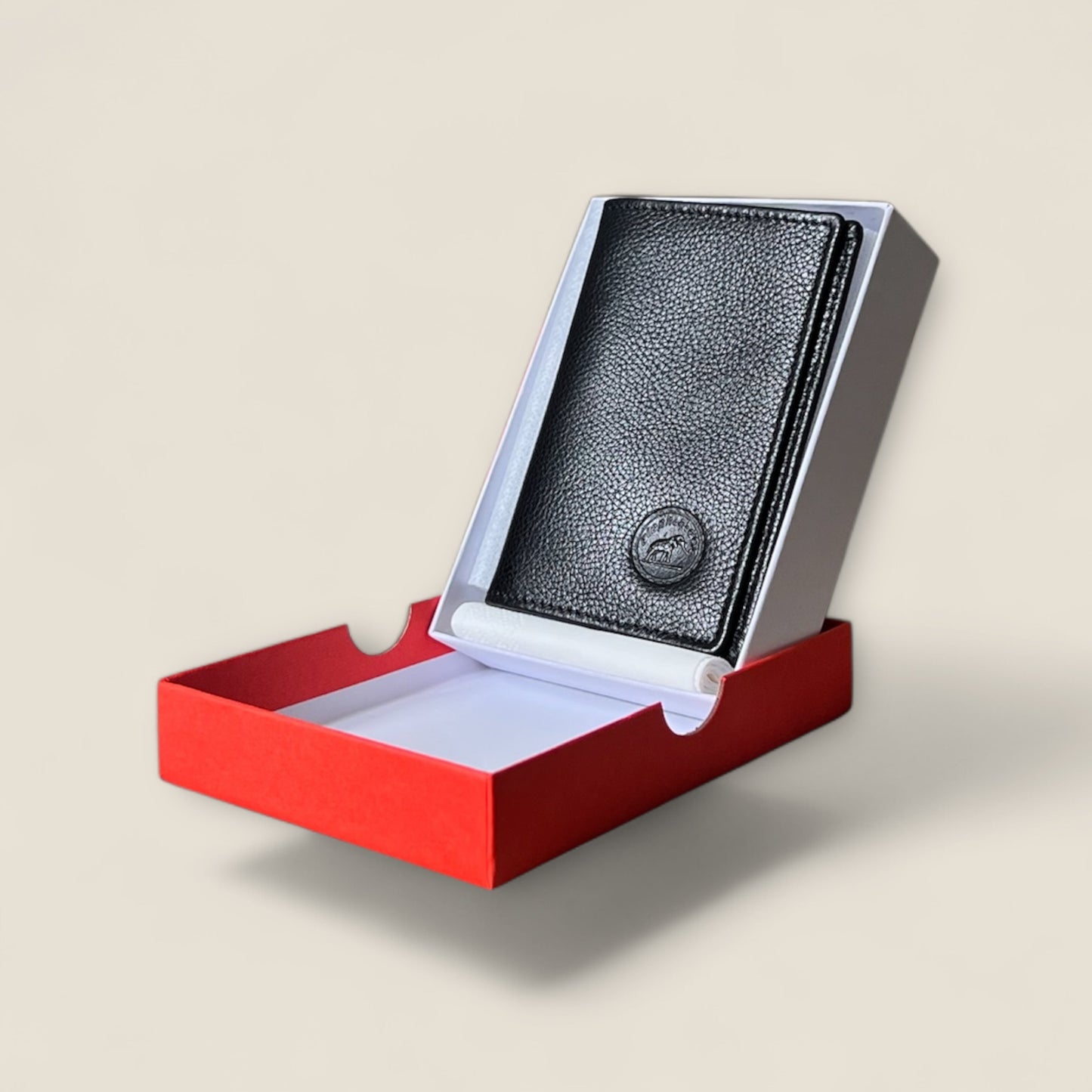 Porte Carte Noir- Cuir véritable